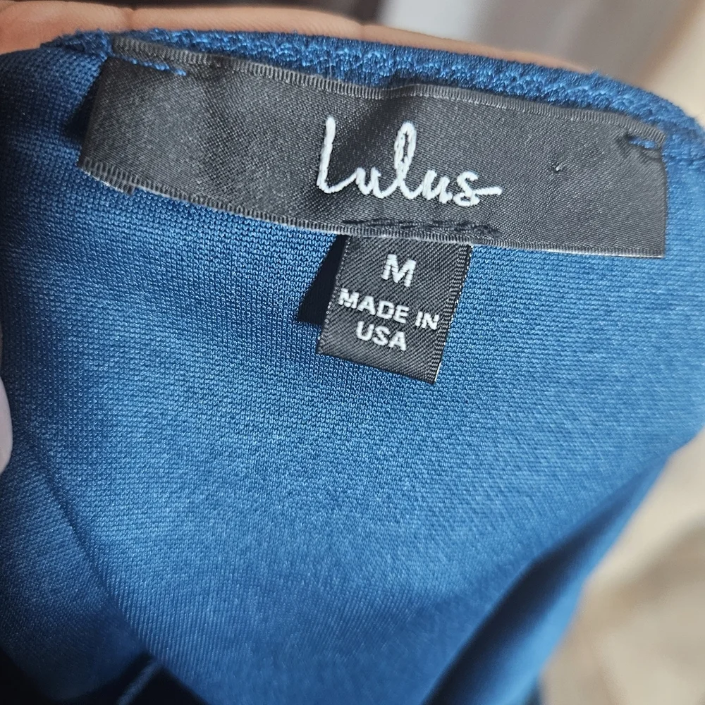 Lulu's Teal Mini Dress
